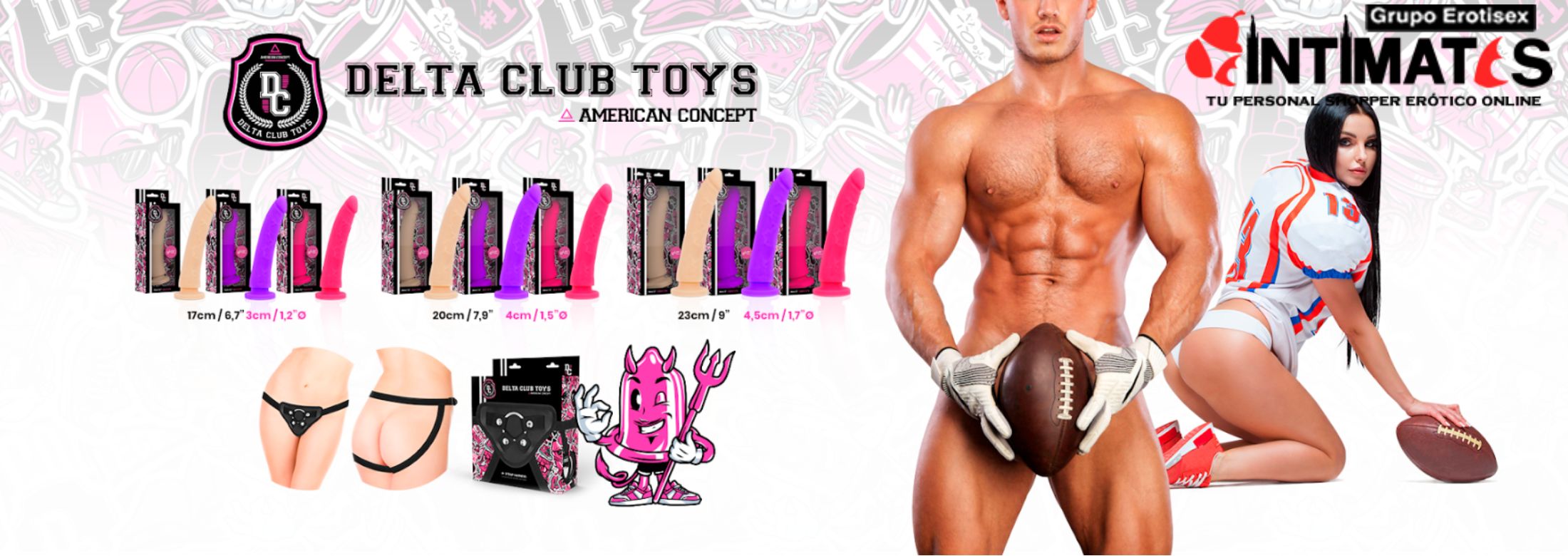 Delta Club desarrolla dildos de alta calidad en los EE. UU. Para mujeres modernas o parejas aventureras, que puedes adquirir en intimates.es "Tu Personal Shopper Erótico Online" 